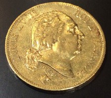 40 Francs Louis XVIII 1816 A Paris - Or