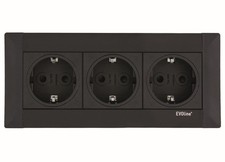 Prise Encastrable Evoline Frame Dock 3 Voies Prise De Cuisine Bureau Cuisine