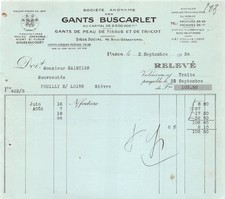 1934    GANTS BUSCARLET A