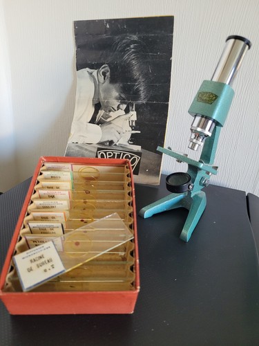 Petit microscope vintage - microscope,
