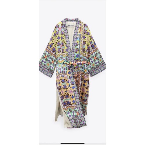 Zara satin effect printed - satin,