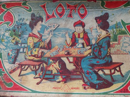 Ancien jeu loto jjf - jeu, de