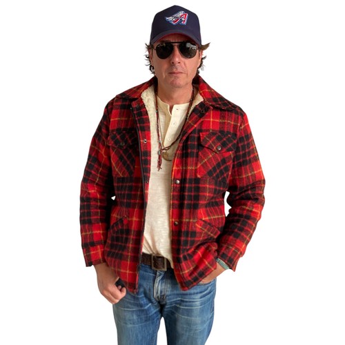 Taille moyenne veste plaid - moyenne.,