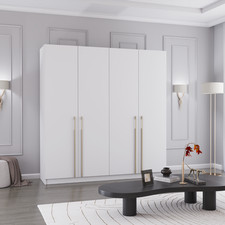 Armoire, armoire, armoire à portes battantes ROSE 4D 200 cm