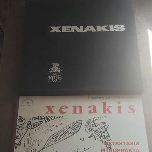Xenakis coffret 5lp ortf - coffret,