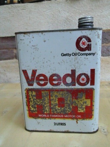 Bidon huile ancien veedol - d'huile,