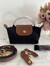 Sac Mini Longchamp XS Noir - NEUF Avec Étiquette & Bandouliere
