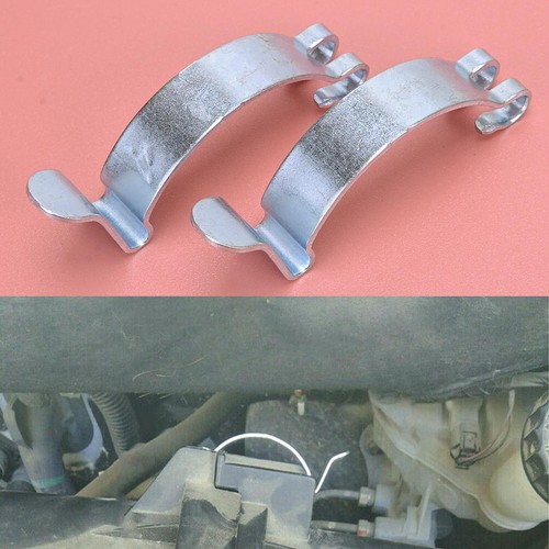 Car silver metal lid clip - metal,
