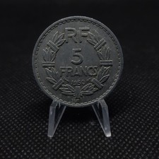 5 francs France 1950 B - Lavrillier en aluminium, TB+,  sous pochette