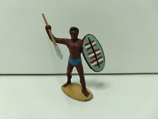 Quiralu - Figurine série Afrique Équatoriale "lancier avec bouclier"