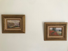  Lot 2 peintures huile sur