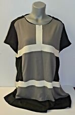 ANCIEN PULL VESTE CARDIGANS  GRIS VINTAGE MANCHE PHILDAR TAILLE XL