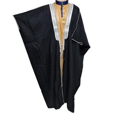 Manteau Arabe Noir Argent Pour