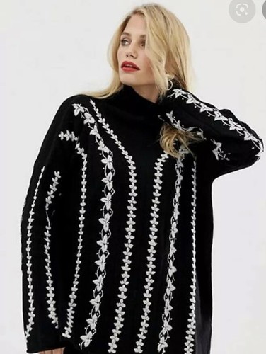 Pull brodé french - pull,