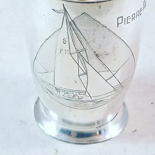 Timbale voilier bateau - bateau, à