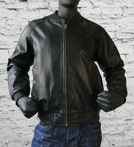 Veste cuir noir - veste,