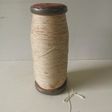 Ancienne grande Bobine de fil en bois Et Métal / Mercerie ancienne