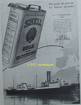 Publicite shell huile - publicite, essence