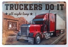 PLAQUE  TRUCKERS DO IT / DECO