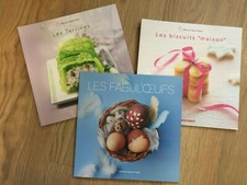 LOT DE 3 LIVRES DE RECETTES