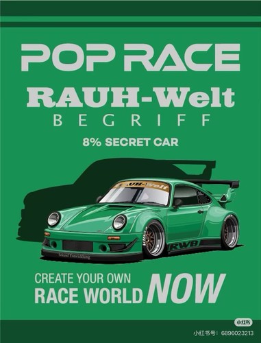 Pop race porsche - 1:64,