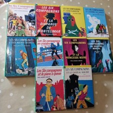 Lot de 10 Livres Bibliothèque Verte Les Six Compagnons Paul Jaques Bonzon Livre 