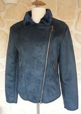 Blouson bleu neuf marque Guxy taille 40 étiqueté à 239€