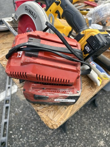 Hilti battery b22 and charger - hilti,