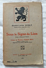 Sous le signe du Lion : Etudes et Silhouettes de Flandre par Dubly Envoi