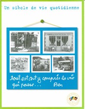 France 2002 Chemise cartonnée SEULE du Bloc-feuillet N°52 : Siècle de Vie Quotid