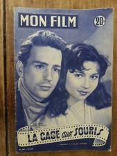 Magazine MON FILM LA CAGE AUX SOURIS dany CARREL michel FRANCOIS  1955 *
