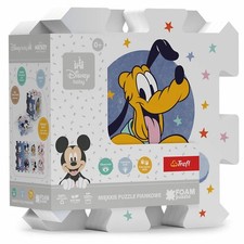 Trefl Puzzle en mousse - Tapis de puzzle Mickey Mouse Puzzle Tapis de jeu 8 p...
