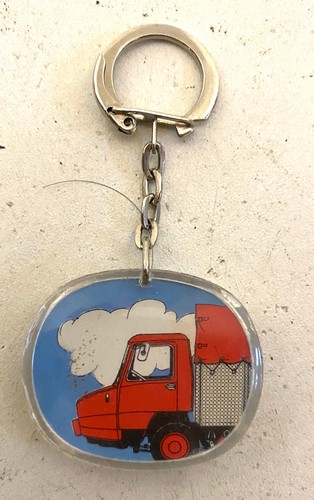 Ancien porte clé publicitaire - porte,