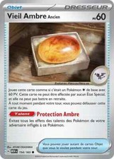 Carte Pokémon Vieil Ambre Ancien 154/165 MEW 151 EV3.5 FR NEUF