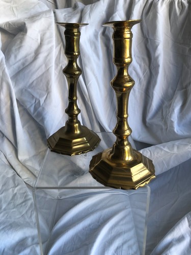 Paire bougeoirs - de,