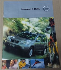 Catalogue publicitaire Nissan X-Trail 2002 34 pages brochure prospectus Xtrail