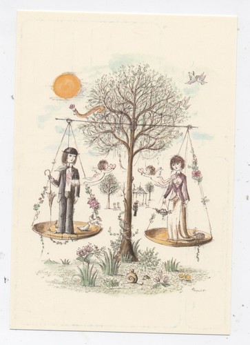 Carte amoureux peynet - carte, les