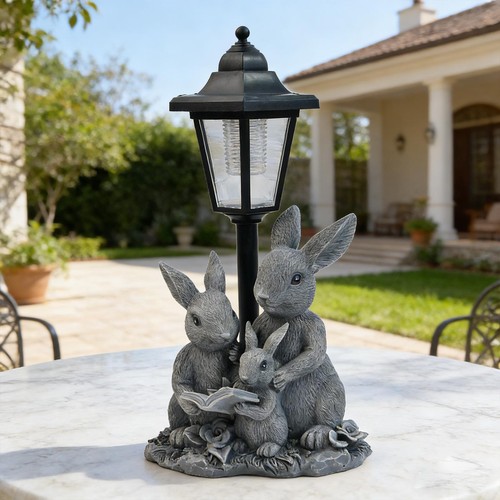 Statue solaire lapin - , pour