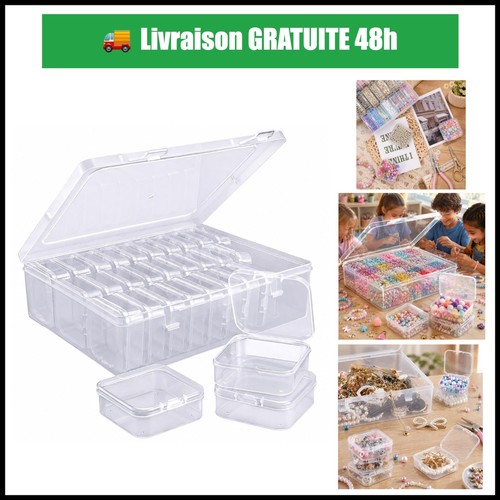 Lot boîtes de rangement - 30,