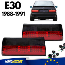 POUR BMW E30 FEUX ARRIÈRE FUMÉS STYLE MHW TUNING 1988–1991 LAMPES PAIRE