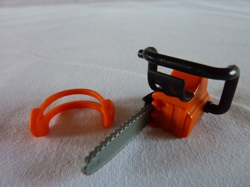Playmobil tronconneuse casque - tronconneuse,
