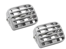 x2 Grille de Ventilation Aération Central gris Pour Renault Clio II 7701057730