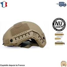 Casque balistique FAST - UHMWPE - NIJ IIIA - 55-62cm - 1,5 kg - Sable/ Sand