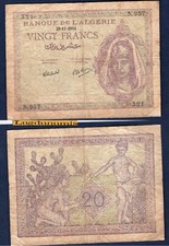 Algérie - 20 Francs 29/11/1944 N.957 321 TB - Algeria