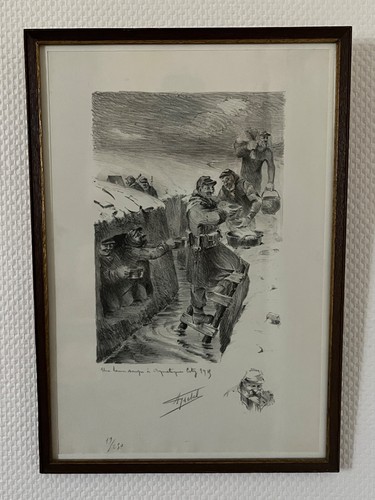 Tableau lithographie noir - tableau,