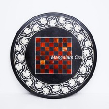 21 " Rond Marbre Jeu D'Échecs