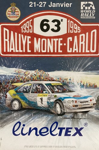 Affiche originale rallye - affiche,