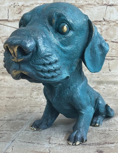 Fonte bronze chien figurine - bronze,