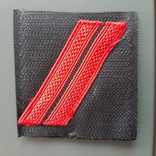 GALON Caporal Pompiers Armée Française Uniforme Vintage Grade poitrine France