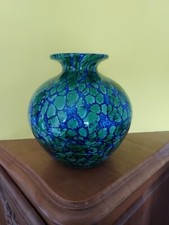 Ancien Vase La Rochère en verre soufflé